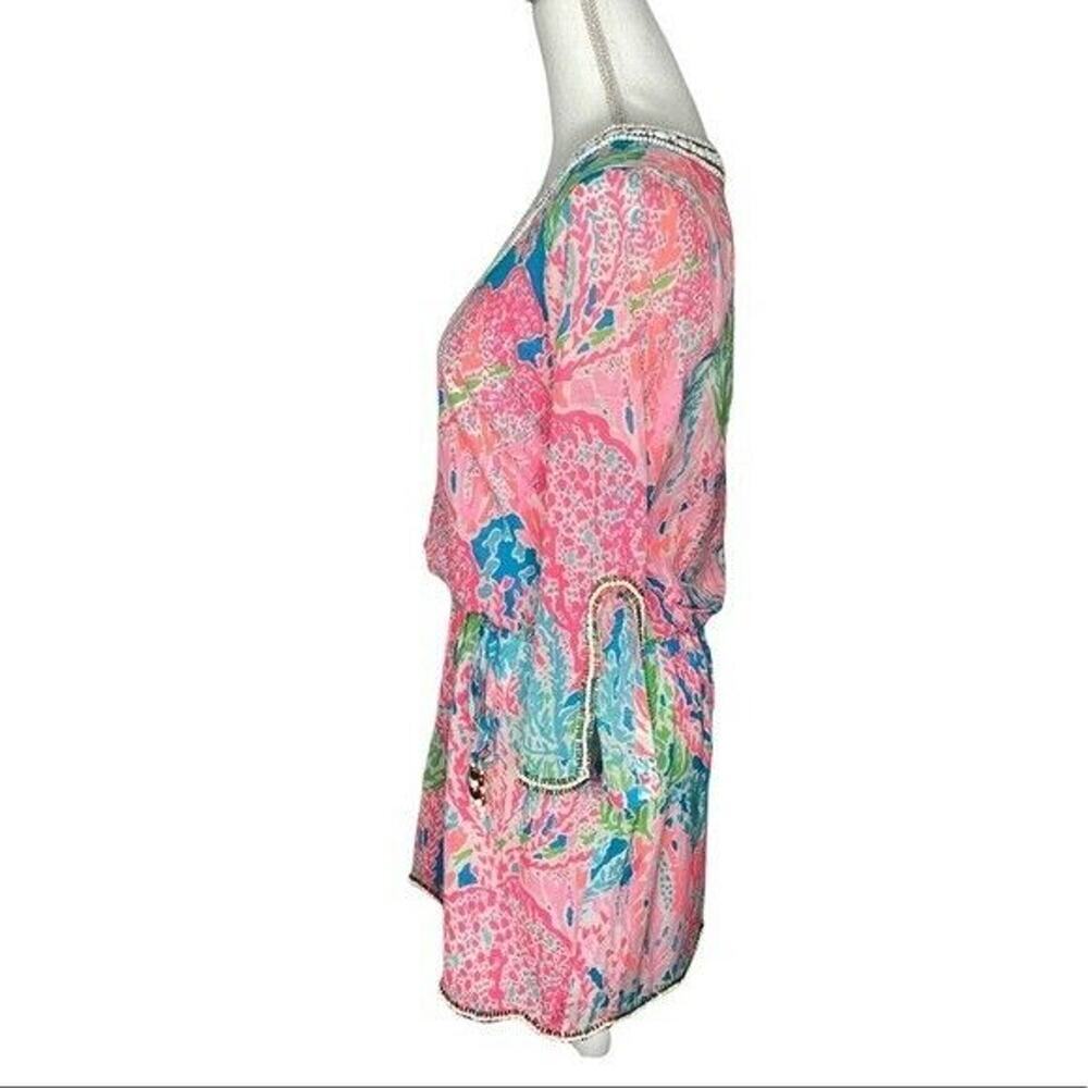 Lilly Pulitzer Delisa Dress Let's Cha Cha Size S - Picture 6 of 13